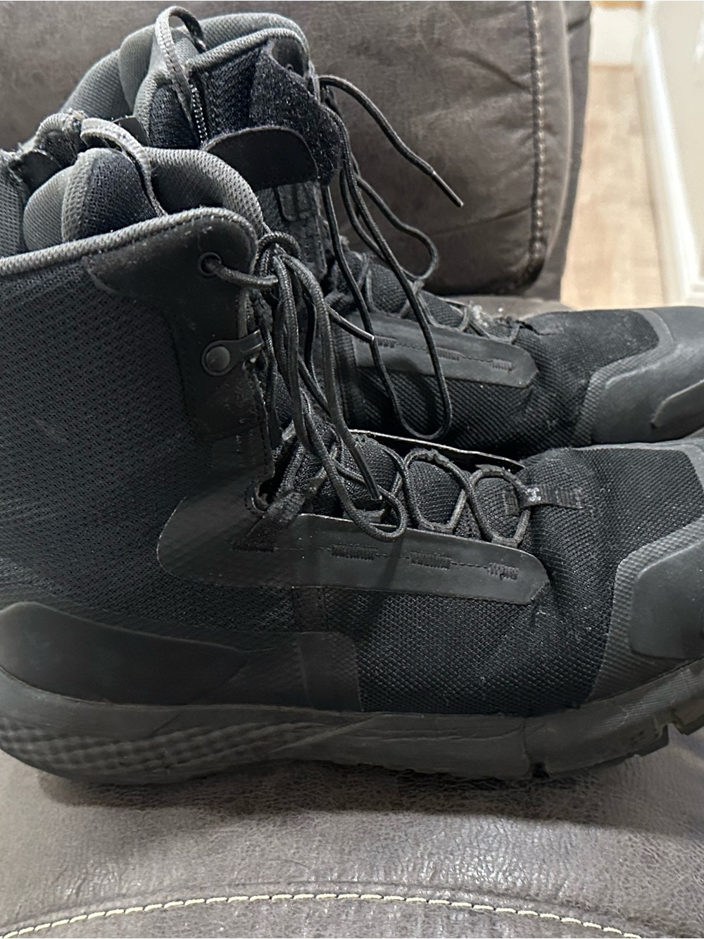 Under Armour Men's Black Tactical Lace-Up Boots
